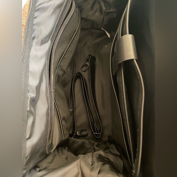 BEIS Black OG Mini/Carrry-on Weekender, Travel Bag, CrossBody - Picture 3 of 6